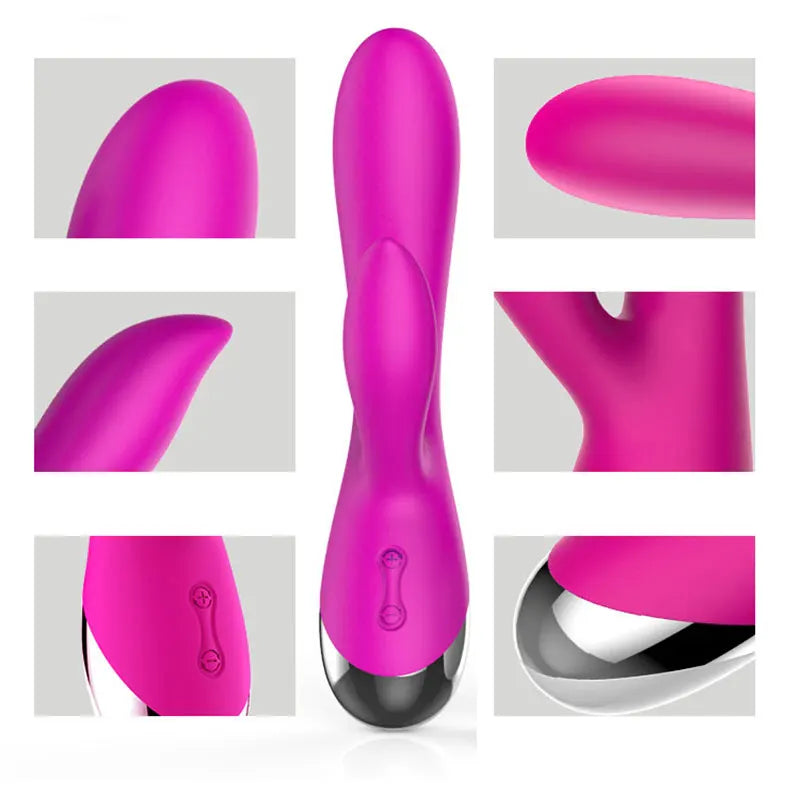 G-Force Bliss: 10-Speed Rechargeable Rabbit Vibrator