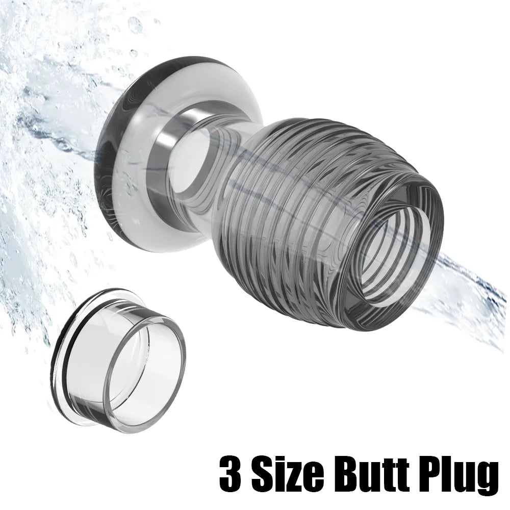 PleasureFlex Hollow Anal Plug Set