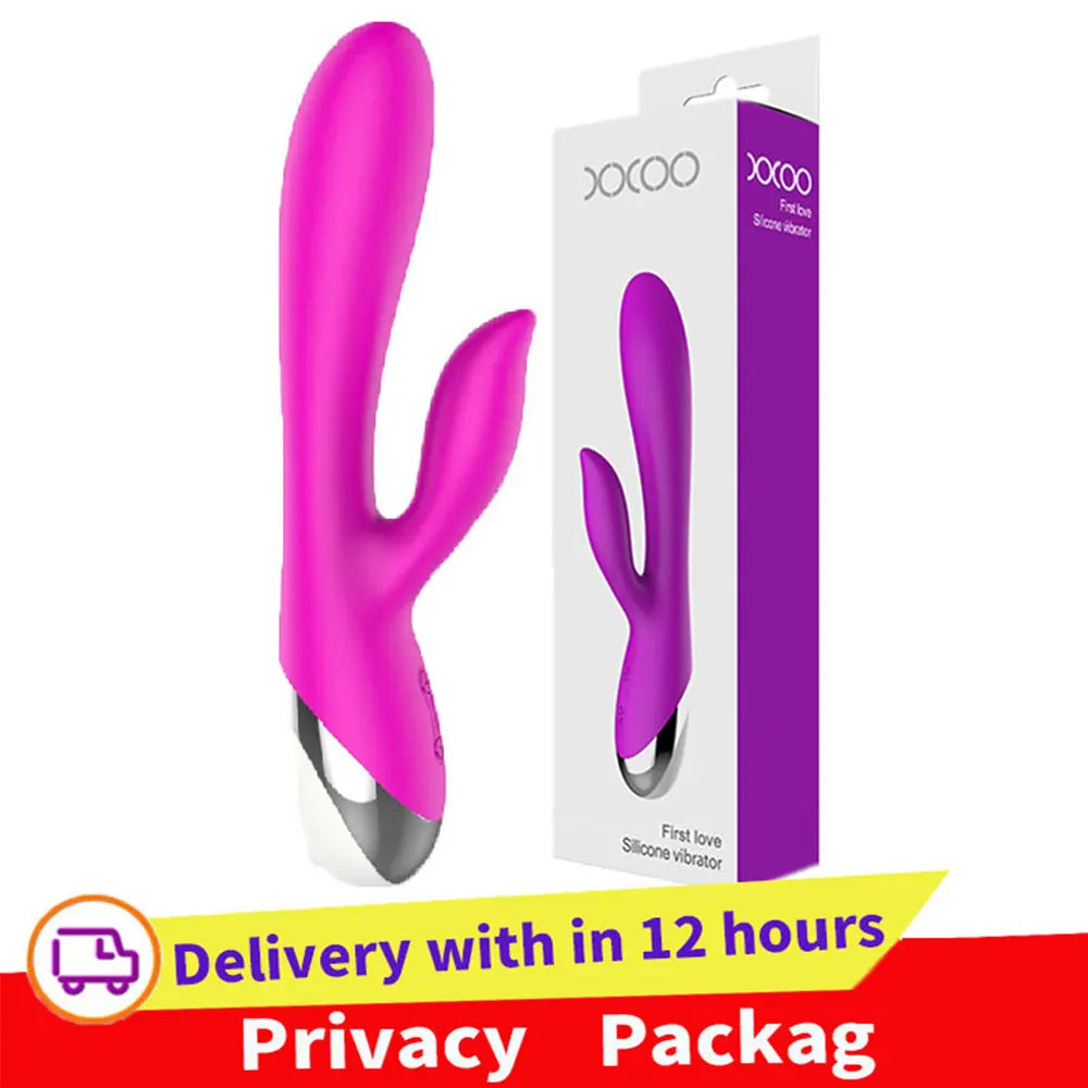 G-Force Bliss: 10-Speed Rechargeable Rabbit Vibrator