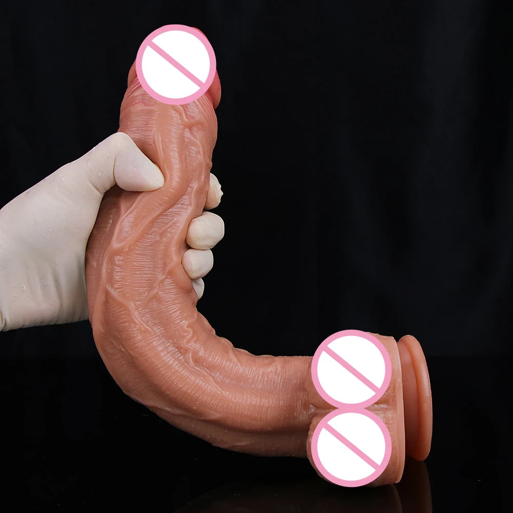 Titan Touch: 32CM Realistic Silicone Pleasure Tool