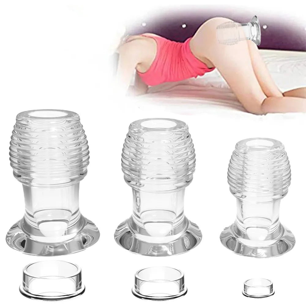 PleasureFlex Hollow Anal Plug Set