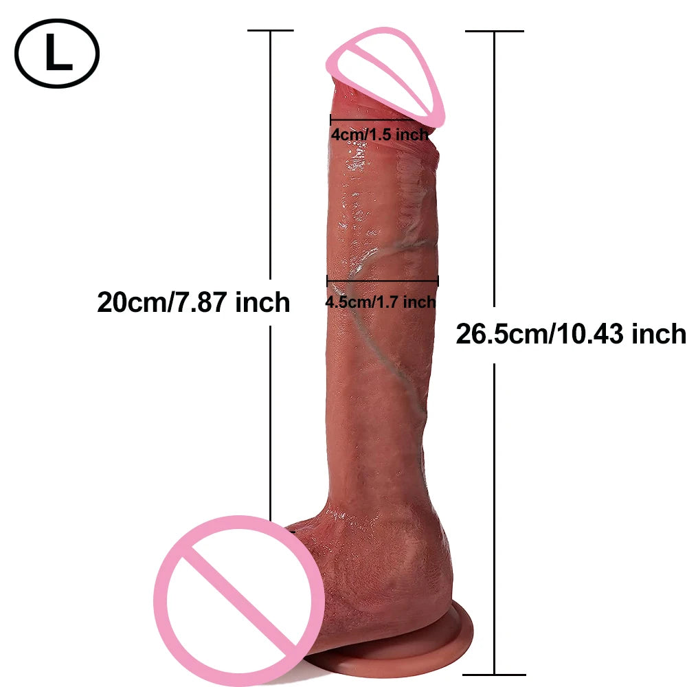 Silken Pleasure: The Big Fantasy Dildo for Unforgettable Moments