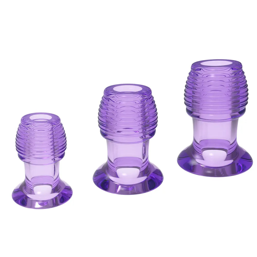 PleasureFlex Hollow Anal Plug Set