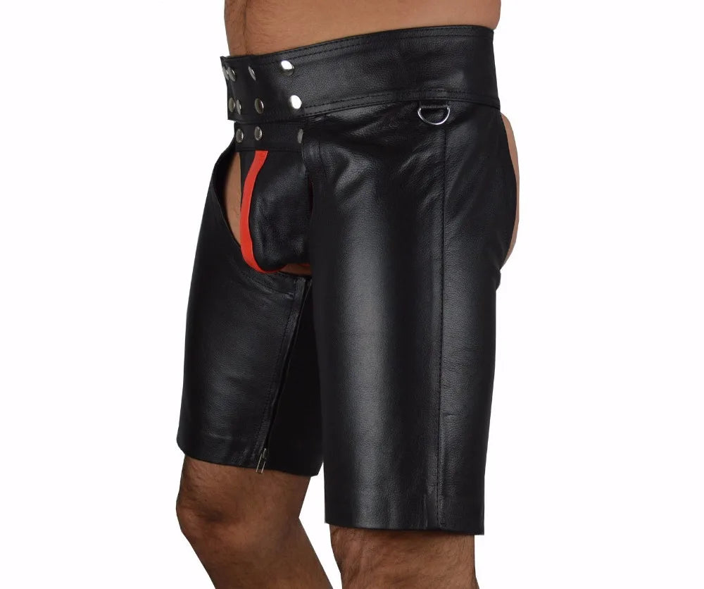 Seductive Shadows: Gothic Latex Shorts