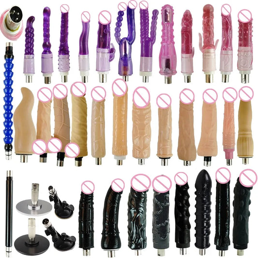 LoveMatic 3XLR: Versatile Suction Cup Dildo Attachments for All