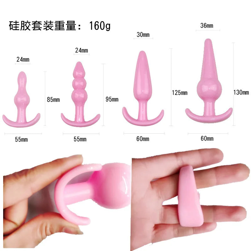 PleasureWave Silicone Anal Set