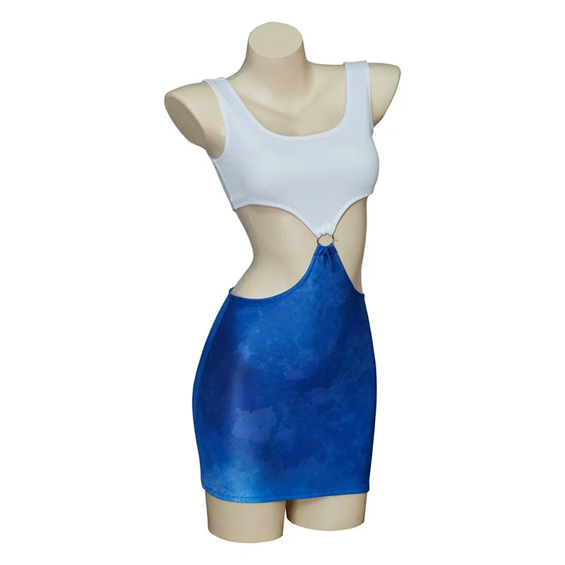 Daring Diva-Julia Roberts: The Blue Tie-Dye Temptation Dress