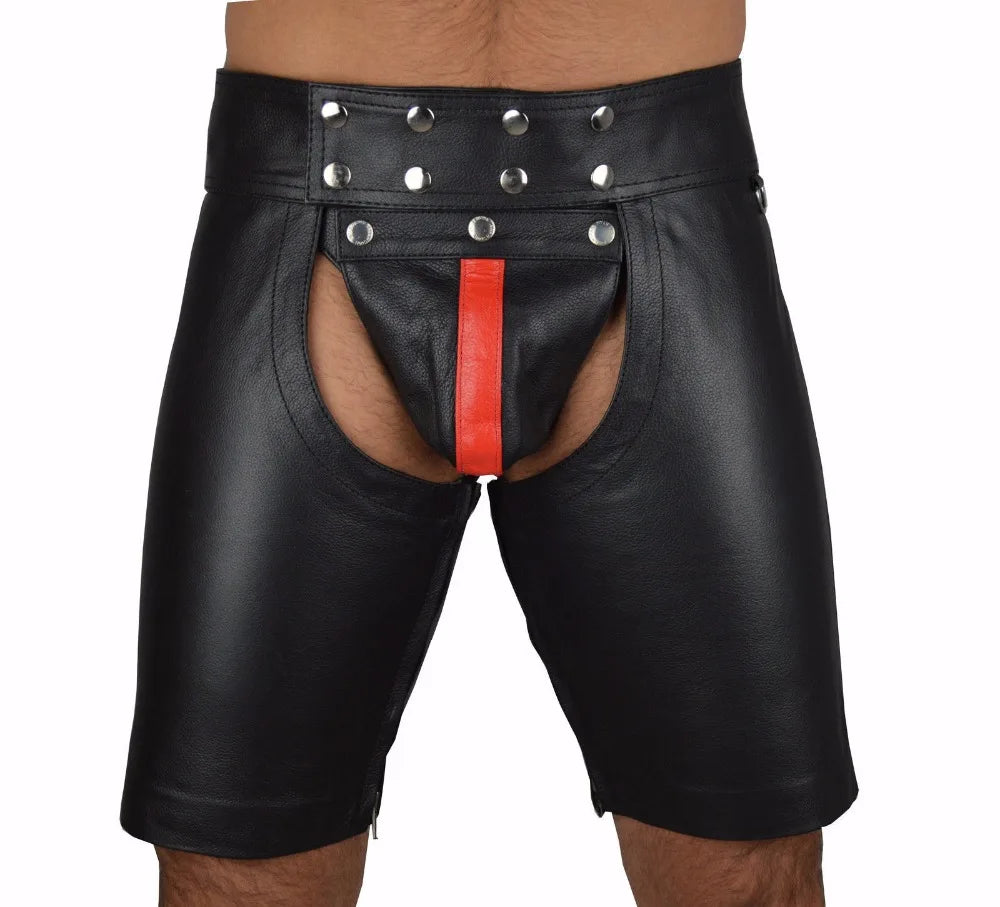 Seductive Shadows: Gothic Latex Shorts