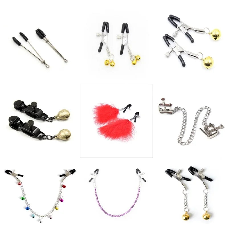 Clover Chain Nipple Clamps