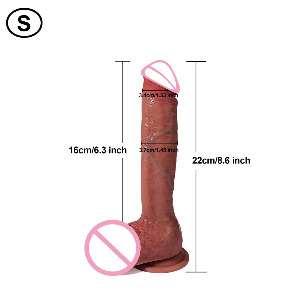 Silken Pleasure: The Big Fantasy Dildo for Unforgettable Moments