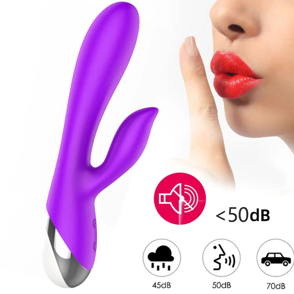 G-Force Bliss: 10-Speed Rechargeable Rabbit Vibrator