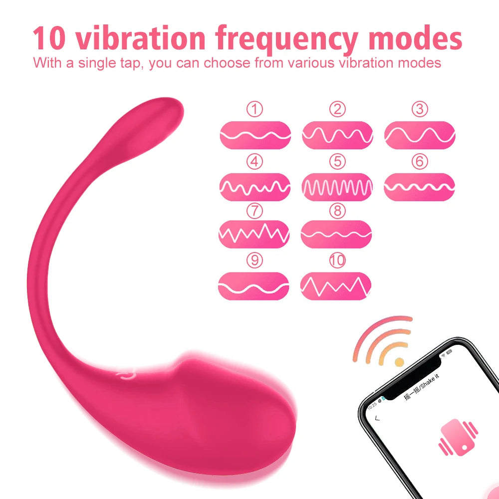 IntimaWave: 10-Speed APP-Controlled Pleasure Egg