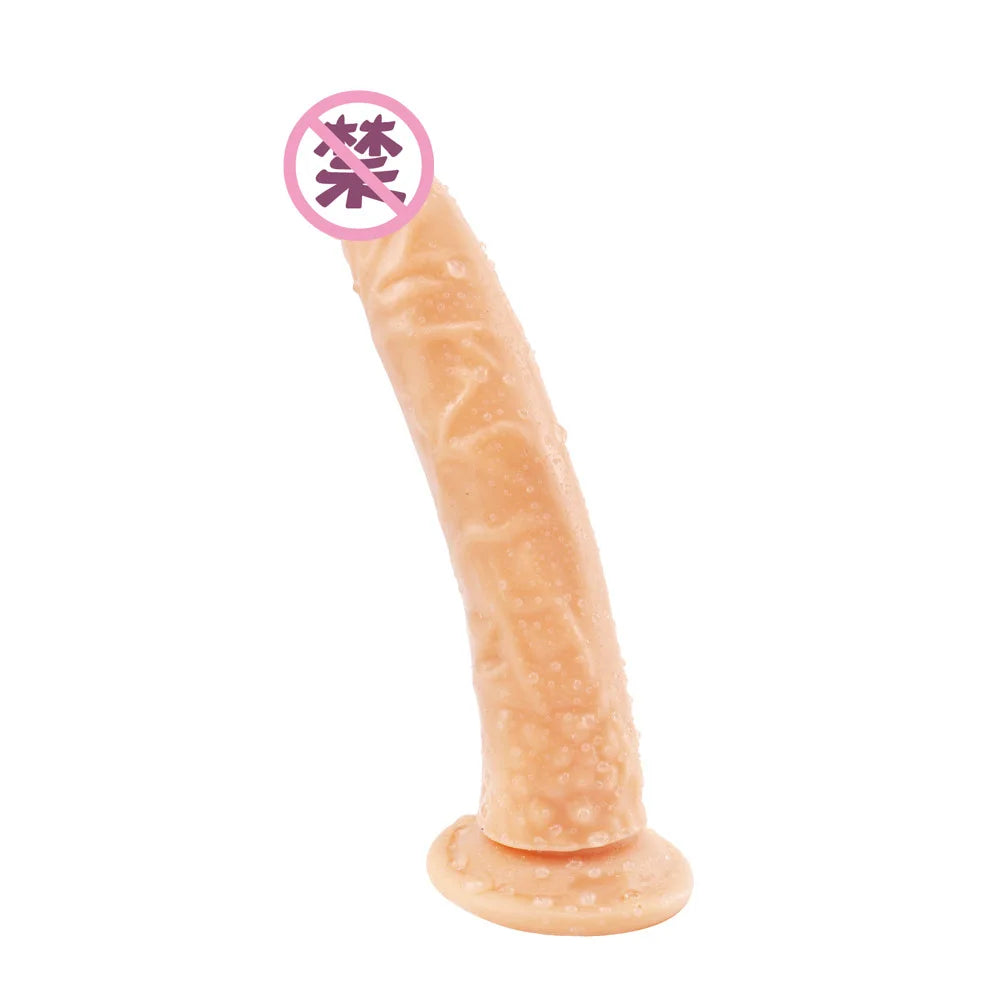 Pleasure Peak: 8.4-Inch Suction-Enhanced Jelly Dildo for G-Spot Delight