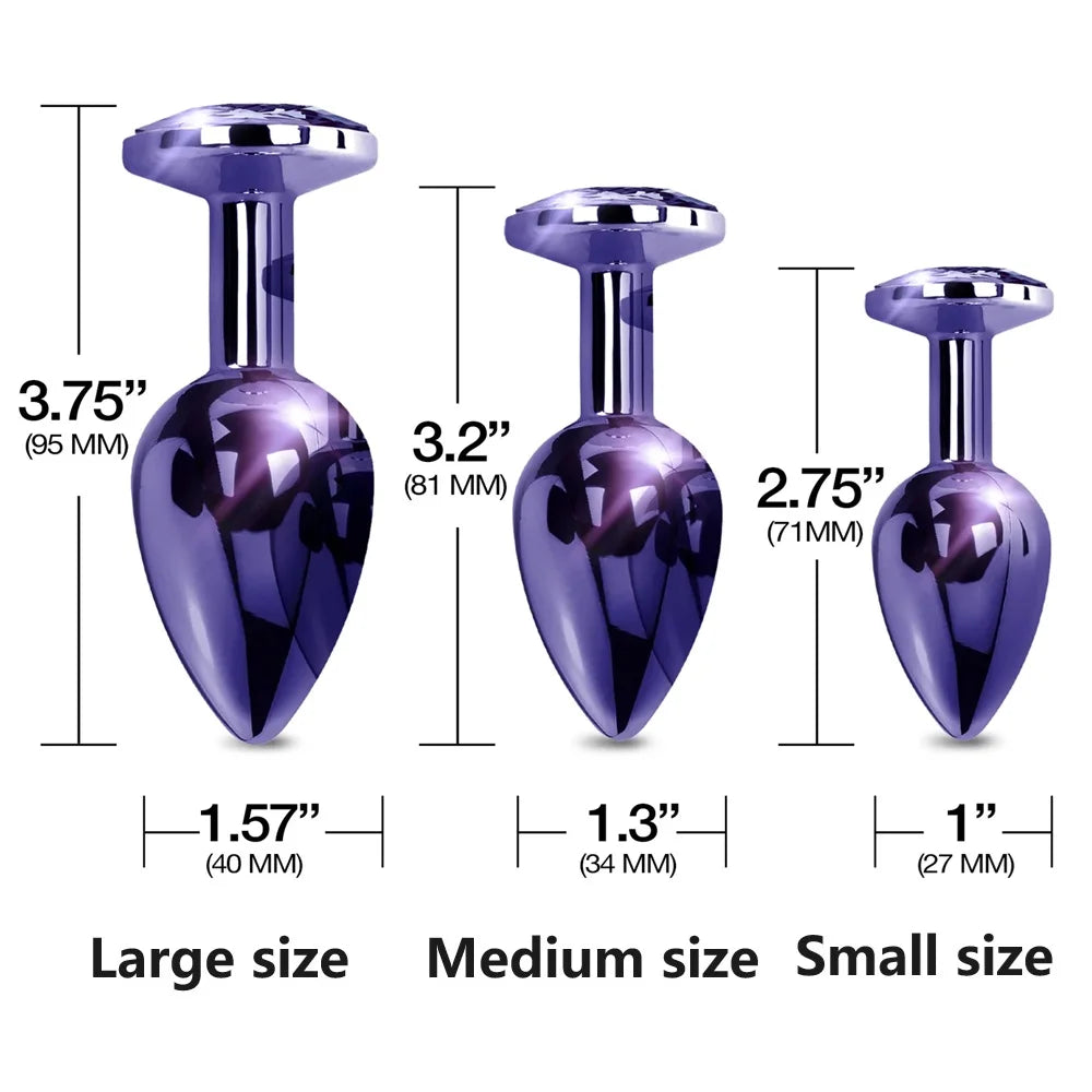 Foxy Jewel Anal Plug Set